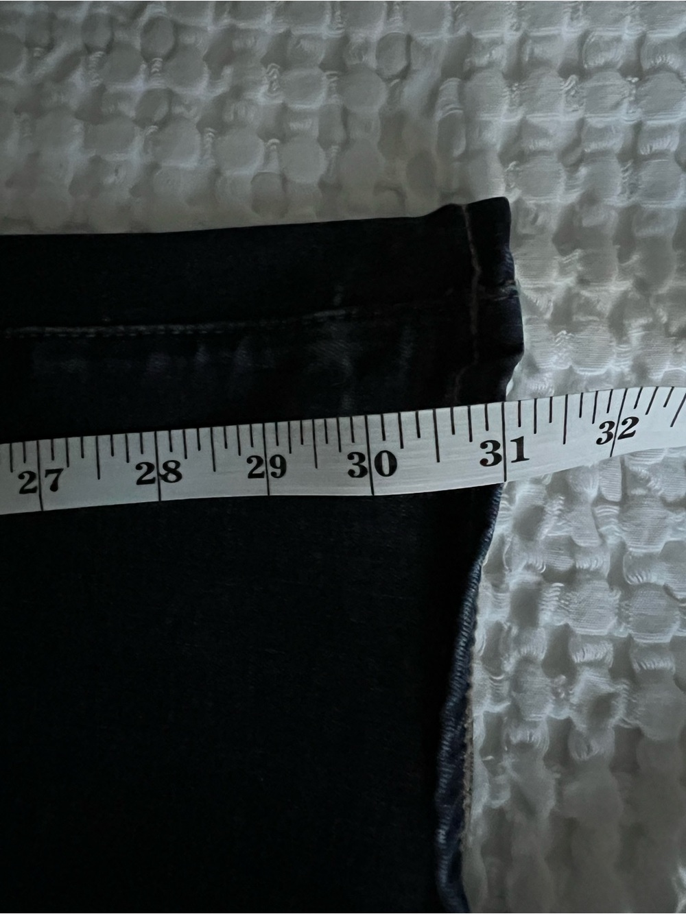 American Eagle | Next Level Stretch Curvy Super High-Rise Flare Dark Wash Sz 14 - Picture 13 of 13